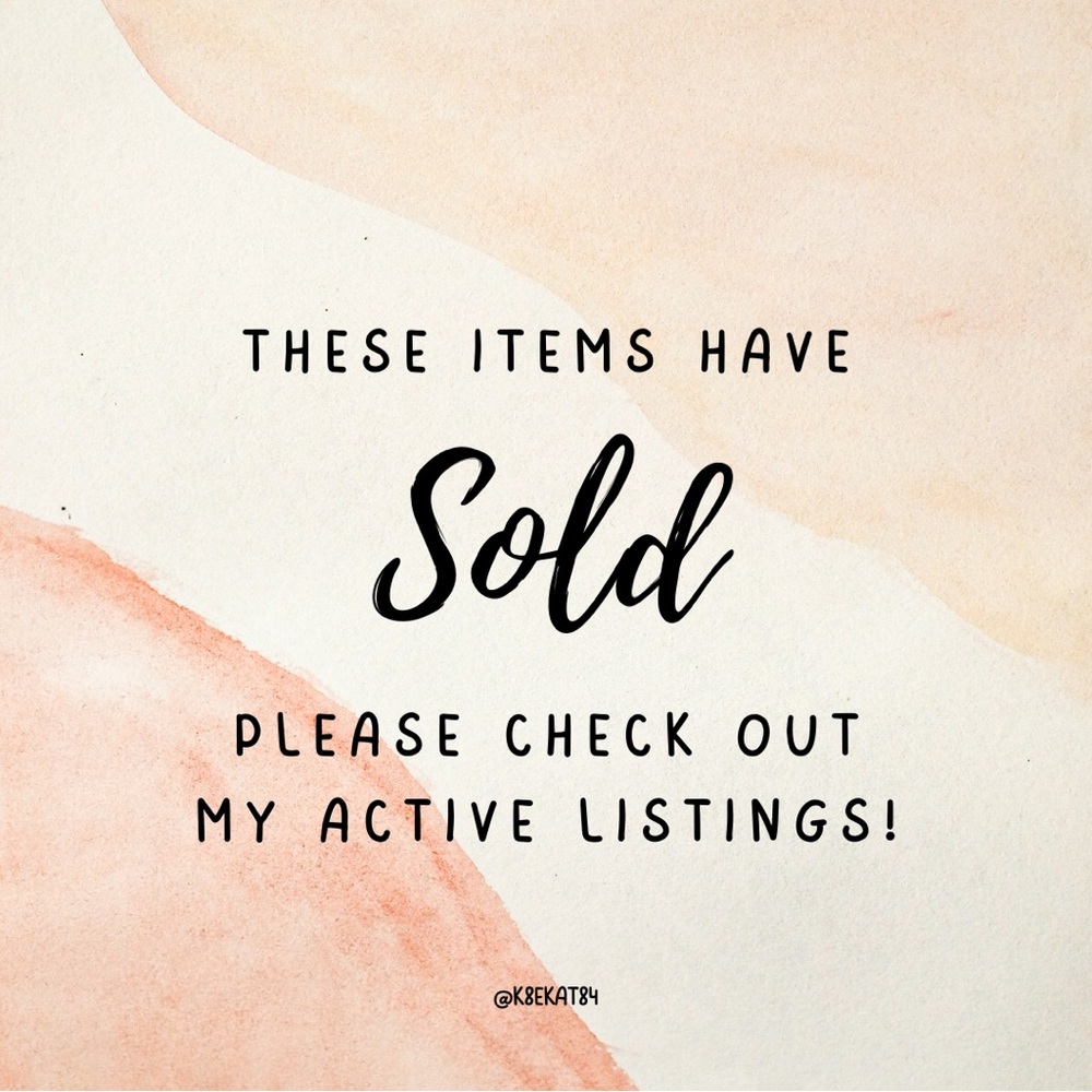 Sold items